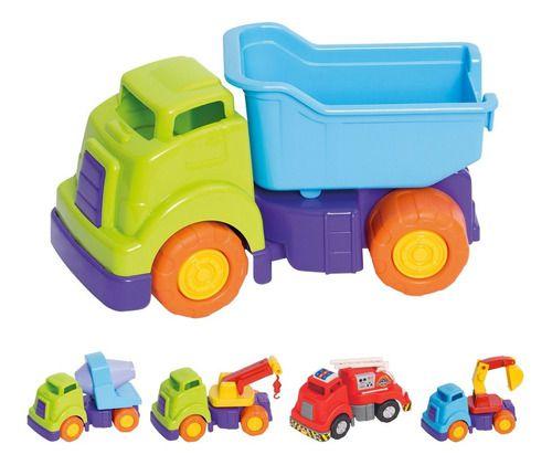 Imagem de Carrinho Caminhão Brinquedo Articulado Brinquedo Infantil Menino 2 Anos Bebe Criança