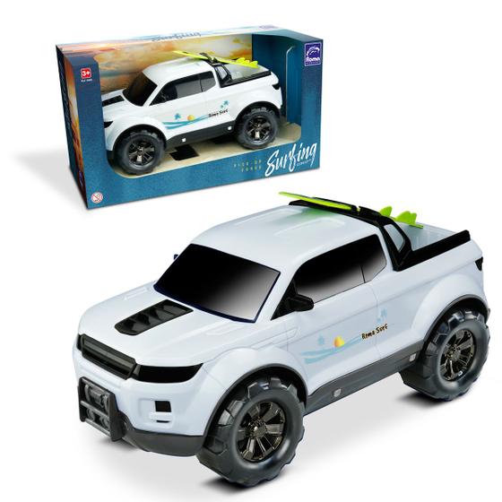 Imagem de Carrinho Caminhonete Pick-up Grande 39cm Force Surfing