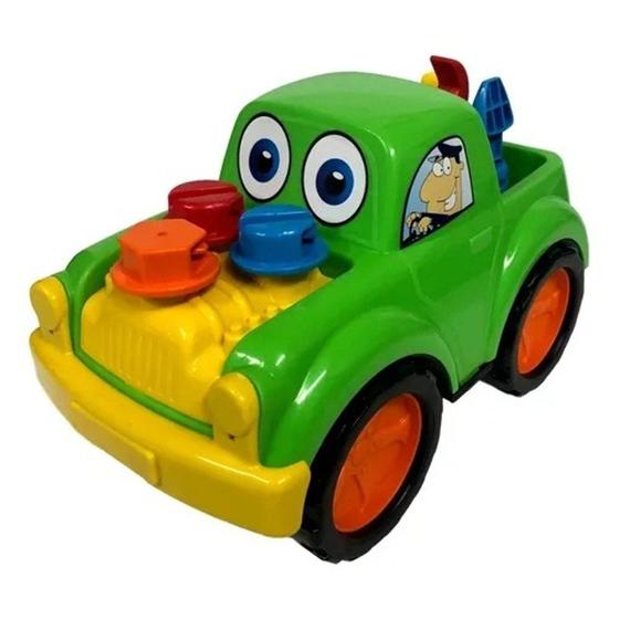 Imagem de Carrinho Carro Pick Up Brinquedo Didático Pedagógico