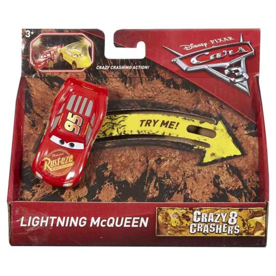 Imagem de Carrinho Cars3 Cracy Mattel Relâmpago Mcqueen