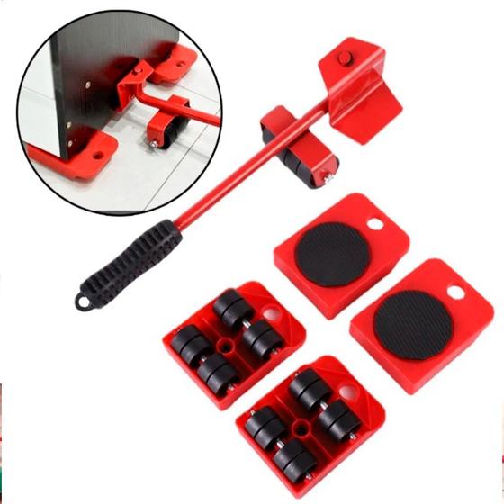 Imagem de Carrinho com Rodinhas para Mudança de Móveis Pesados