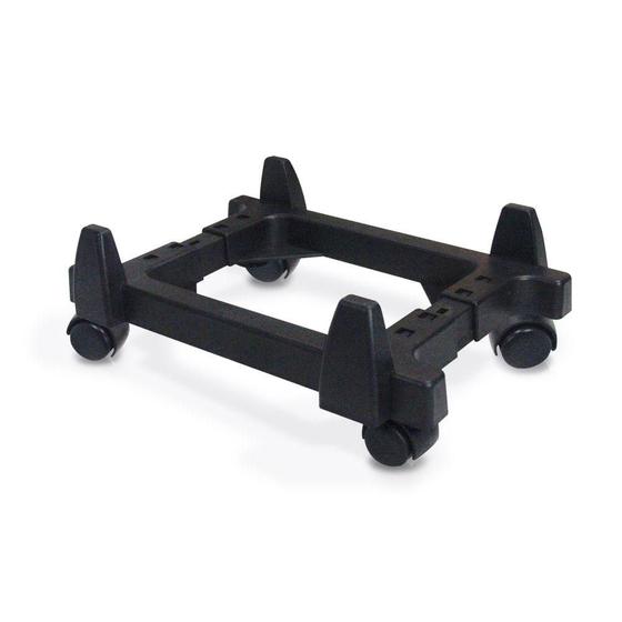 Imagem de Carrinho com Rodízio para CPU, No-Break e Estabilizadores, Preto, 4624  - Force Line