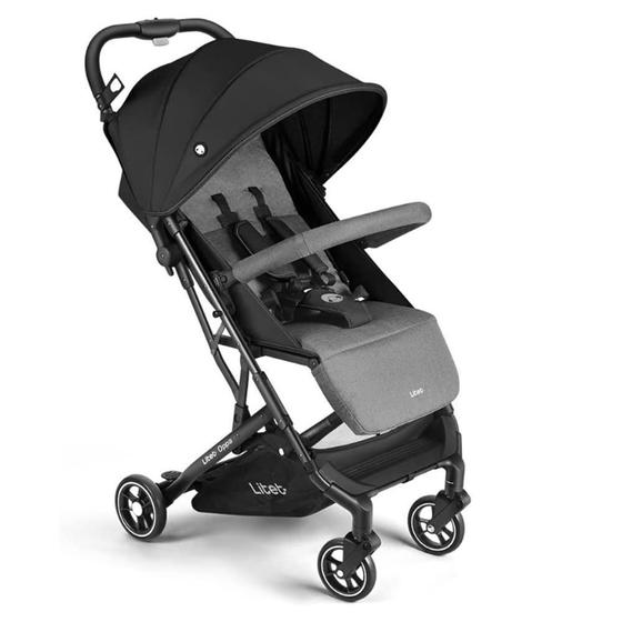 Carrinho de Bebe Multikids Oppa Preto e Cinza Bb465 Carrinho de Bebe Multikids Oppa Preto e Cinza Bb465