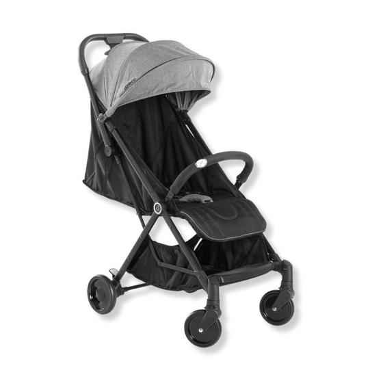 Carrinho de Bebe Dzieco Jamby Preto e Cinza Carrinho de Bebe Dzieco Jamby Preto e Cinza