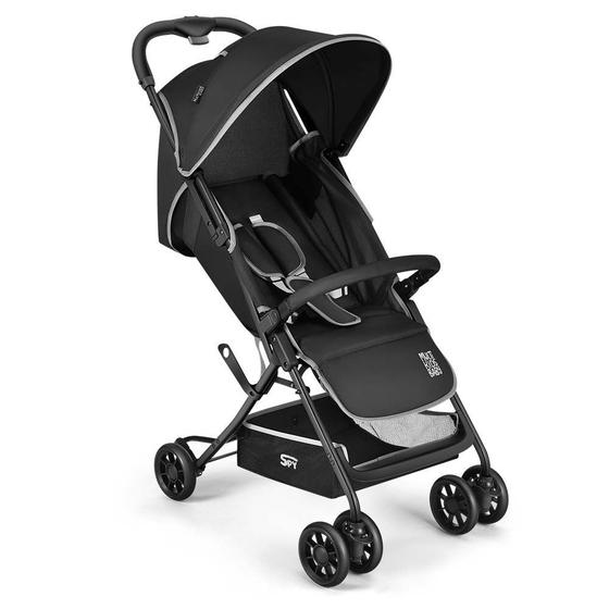 Carrinho de Bebe Multikids Spy Preto Bb424 Carrinho de Bebe Multikids Spy Preto Bb424