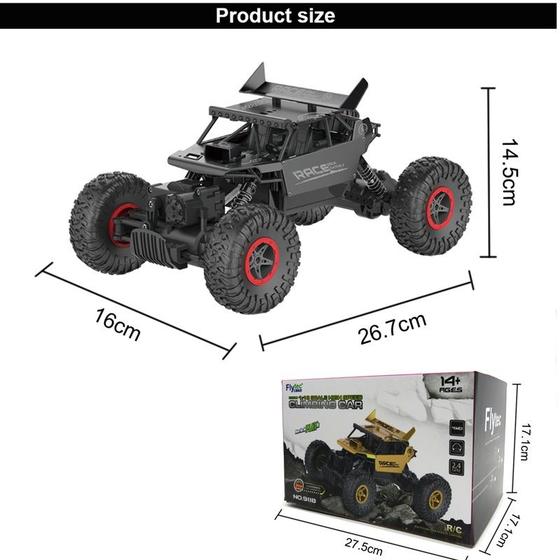 Imagem de Carrinho Controle Remoto 4x4 Off Road Flytec