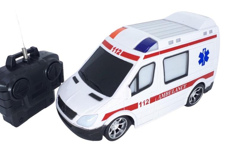 Carrinho Controle remoto Ambulância Resgate City Com Som Sirene e Luzes ...
