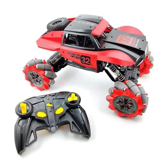 Carrinho Controle Remoto Jipe Monstro 4x4 360 Drift Vermelho - Wellmix ...