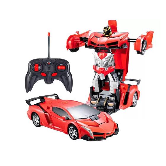 Imagem de Carrinho Controle Remoto Multikids Megaformers Que se Transforma em Robô Pelo Controle