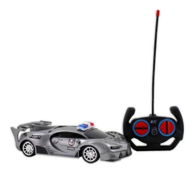 Imagem de Carrinho Controle Remoto Policia Super Carro Top 1:18(GR)