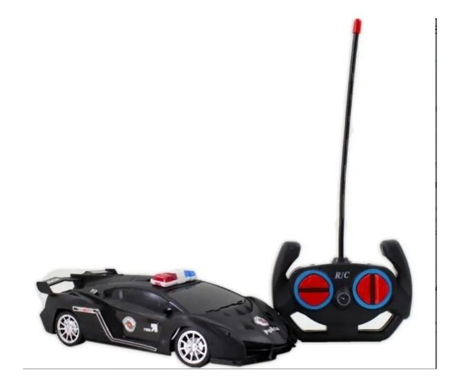 Imagem de Carrinho Controle Remoto Policia Super Carro Top 1:18 ( RTA)