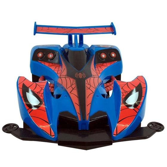 Imagem de Carrinho D Controle Remoto Spiderman Web Charge Candide 5820