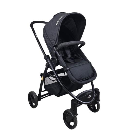 Carrinho de Bebe Passear Baby Júpiter 3 em 1 Preto
