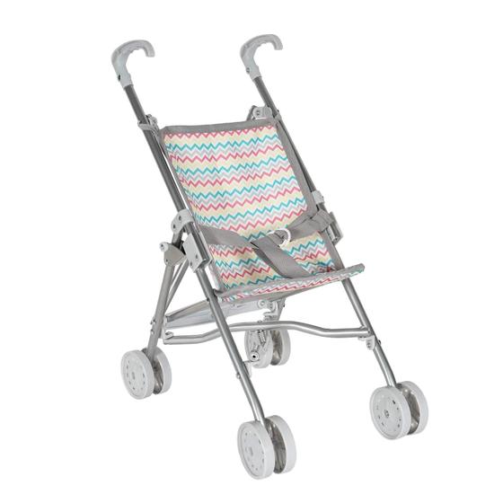 Imagem de Carrinho de Bebê Adora Baby Doll Zig Zag Rainbow - Com Capa Solar - A partir de 3 Anos