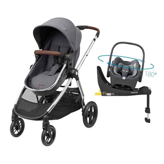 Carrinho de Bebê Anna Luxe Grey Trio Isofix 360 Maxi Cosi Menor preço em Carrinho de Bebê Anna Luxe Grey Trio Isofix 360 Maxi Cosi