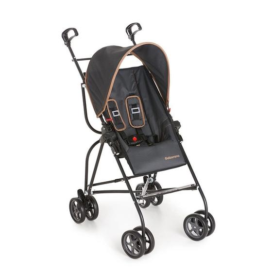 Imagem de Carrinho de Bebê Capri Travel System Galzerano Onix com Bebê Conforto Caramelo