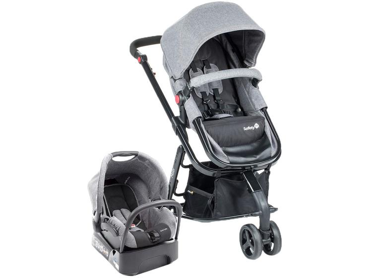 Imagem de Carrinho de Bebê com Bebê Conforto e Moisés Safety