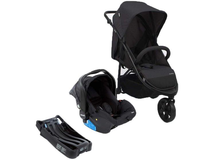 Imagem de Carrinho de Bebê com Bebê Conforto Infanti Travel