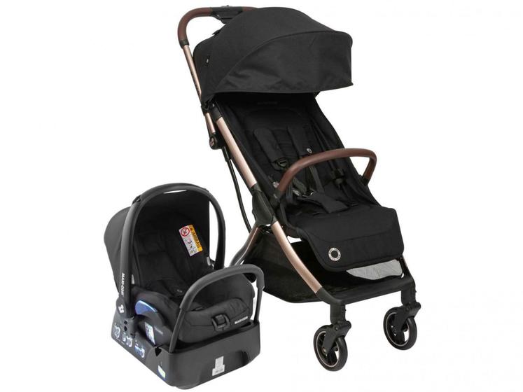 Imagem de Carrinho de Bebê com Bebê Conforto Maxi-Cosi - Travel System Eva Trio Essential 0 a 15kg