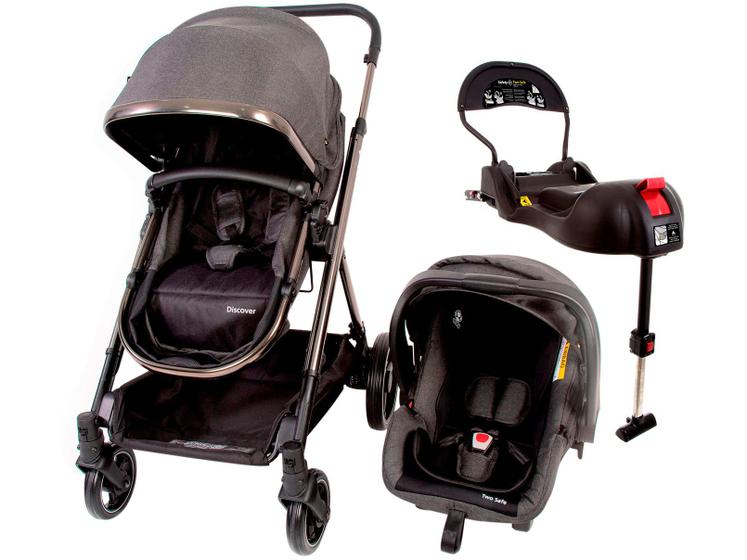 Imagem de Carrinho de Bebê com Bebê Conforto Safety 1st