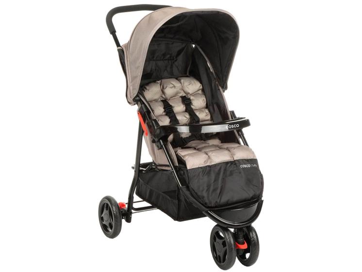 Carrinho de Bebe Cosco Toffy Bege