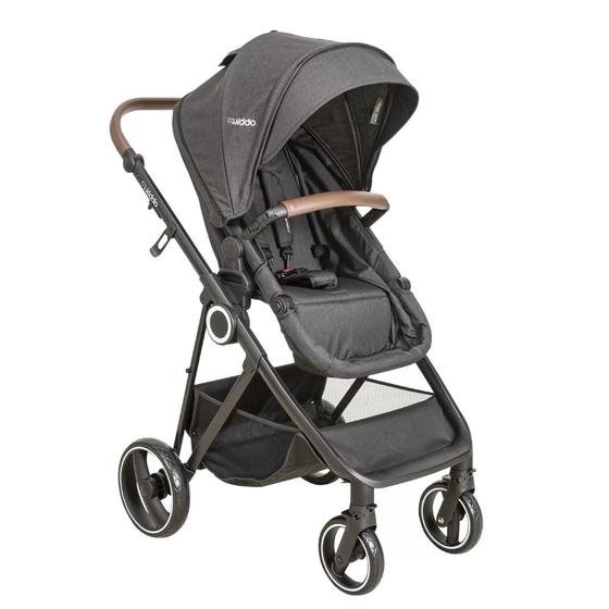 Imagem de Carrinho de Bebê Cosmos Melange Preto (0-25kg) - Kiddo