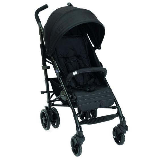 Imagem de Carrinho De Bebê De Passeio Liteway 4 Basic Jet Black Preto Chicco