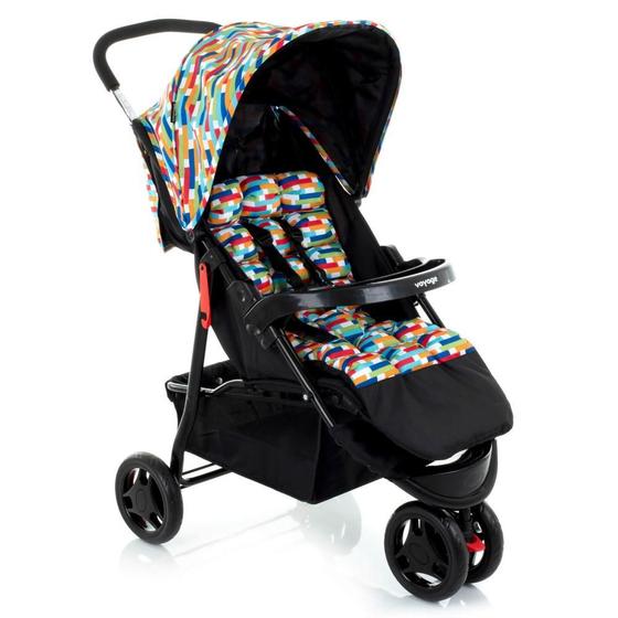 Carrinho de Bebe Voyage Delta Colorê Preto Imp01652 Carrinho de Bebe Voyage Delta Colorê Preto Imp01652