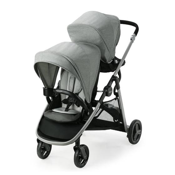 Carrinho de Bebe Graco Gêmeos Ready2grow Lx 2.0 Cinza Carrinho de Bebe Graco Gêmeos Ready2grow Lx 2.0 Cinza