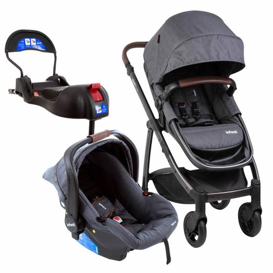 Imagem de Carrinho de Bebê Epic Trio cor Black Deep Infanti