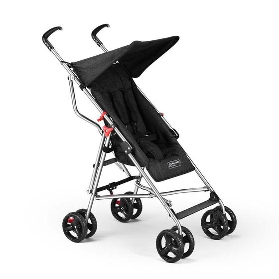 Imagem de Carrinho de Bebê Guarda-Chuva Pocket Preto - Multikids Baby