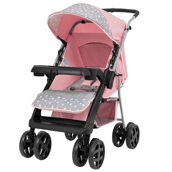 Imagem de Carrinho de Bebê Joy II Rosa -  Tutti Baby