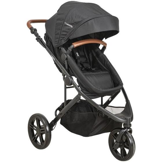 Carrinho de Bebe Kiddo Trek Preto Carrinho de Bebe Kiddo Trek Preto