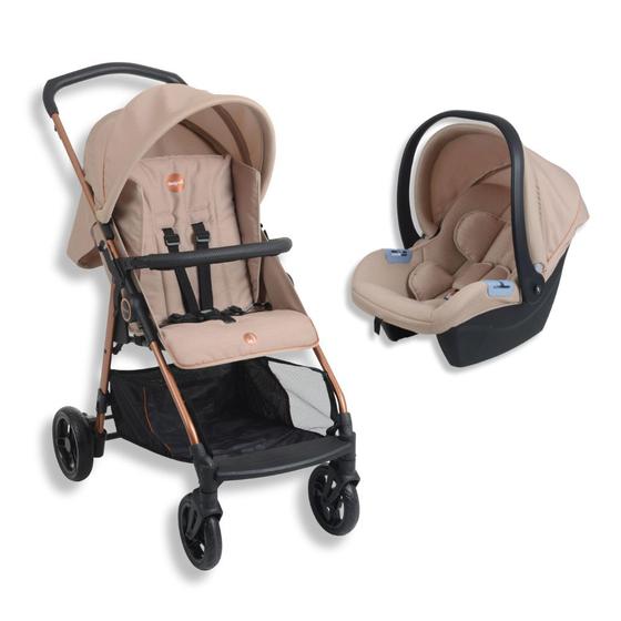 Imagem de Carrinho de bebe lui + bebe conforto mon amour - burigotto