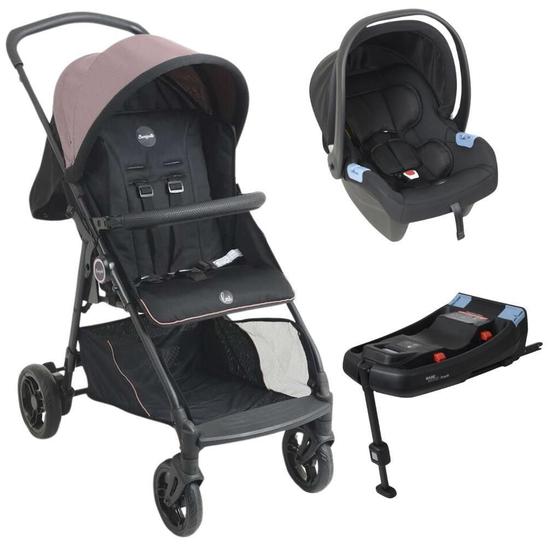 Carrinho de Bebe Burigotto Bebê Conforto Lui Isofix Rosa Carrinho de Bebe Burigotto Bebê Conforto Lui Isofix Rosa