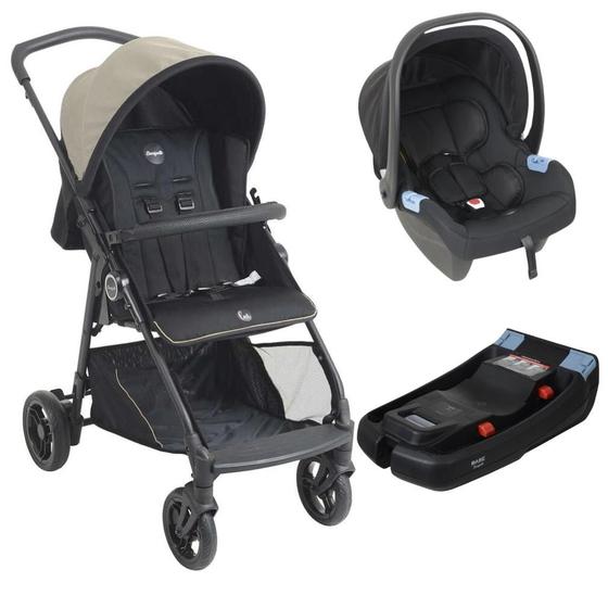 Carrinho de Bebe Burigotto Bebê Conforto Lui Sand
