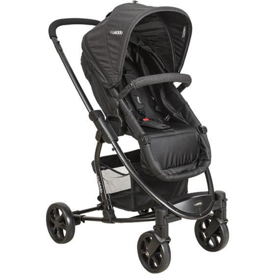 Carrinho de Bebe Kiddo Prima Preto Carrinho de Bebe Kiddo Prima Preto