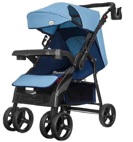 Imagem de Carrinho De Bebê Nivo Azul (Até 15 Kg) - Tutti Baby