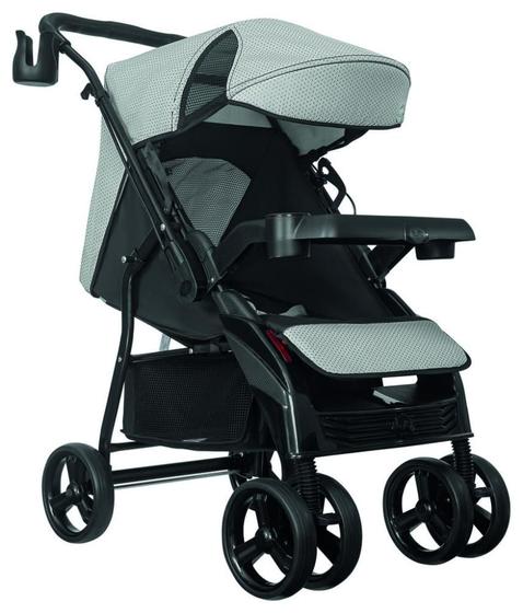 Carrinho de Bebe Tutti Baby Nivo Preto e Cinza Carrinho de Bebe Tutti Baby Nivo Preto e Cinza