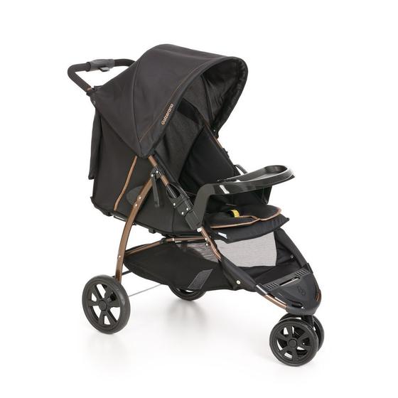 Imagem de Carrinho de Bebê para Passeio Galzerano Cross Trail 1450 de 0 Meses até 15kg Preto e Cobre