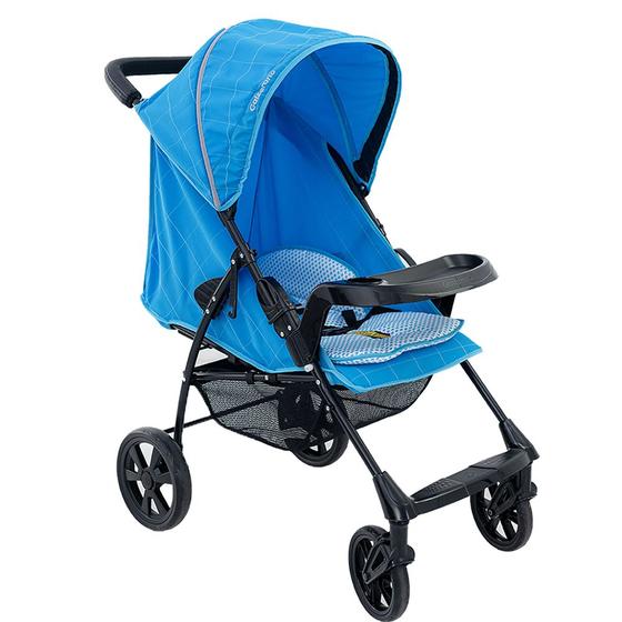 Carrinho de Bebe Galzerano Romano Azul