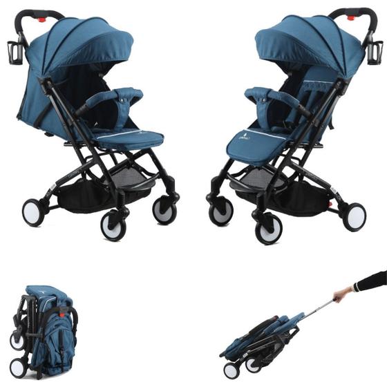 Carrinho De Bebê Passeio Até 15Kg smart Color Baby Azul Menor preço em Carrinho De Bebê Passeio Até 15Kg smart Color Baby Azul