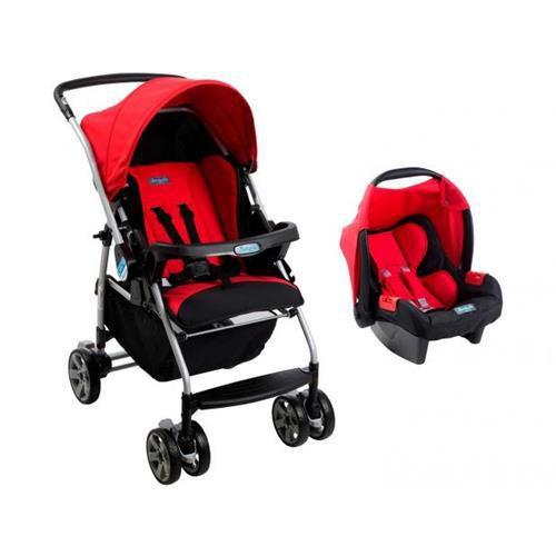 Imagem de Carrinho de Bebê Passeio Burigotto Travel System - Rio K Reclinável 4 Posições com Bebê Conforto