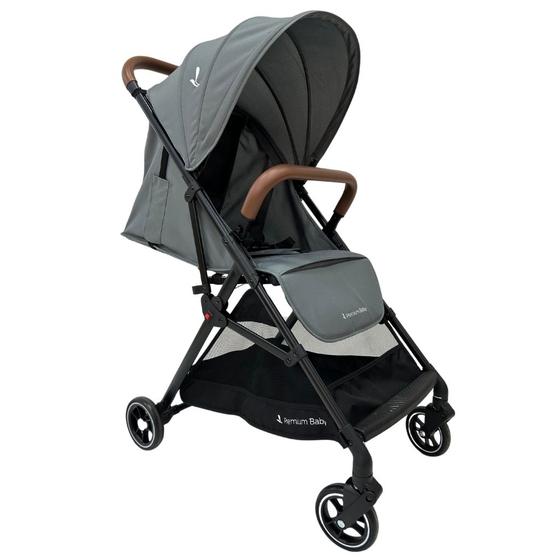 Carrinho de Bebe Premium Baby Zurich Cinza e Preto Carrinho de Bebe Premium Baby Zurich Cinza e Preto