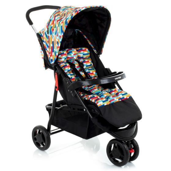Carrinho de Bebe Voyage Delta Colorê Preto Imp01391 Carrinho de Bebe Voyage Delta Colorê Preto Imp01391