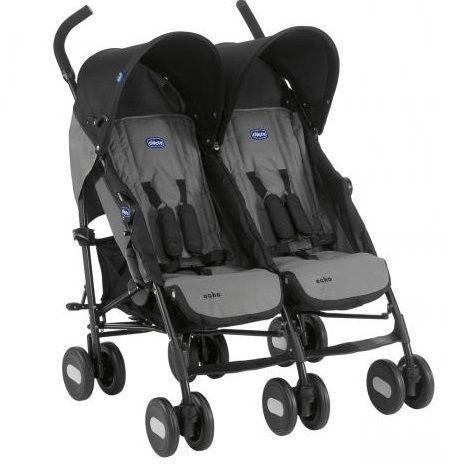 Imagem de Carrinho de Bebê Passeio Gêmeos Chicco Echo Twin 2 Posições até 15kg