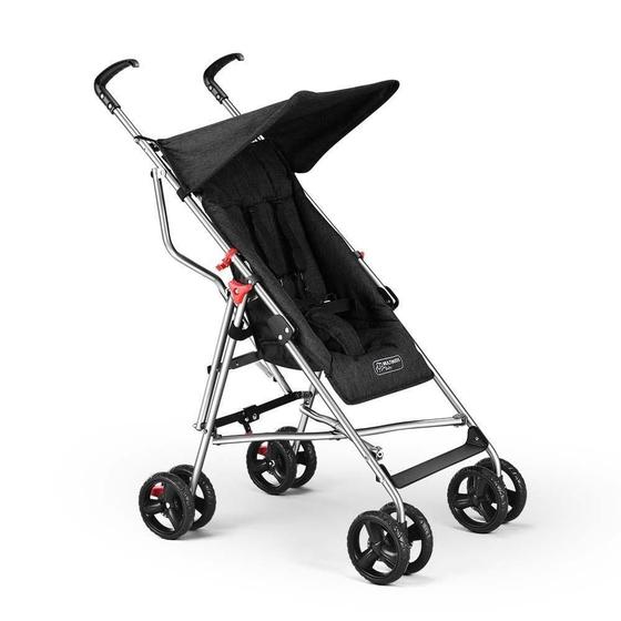 Carrinho de Bebe Multikids Pocket Preto Bb502 Carrinho de Bebe Multikids Pocket Preto Bb502