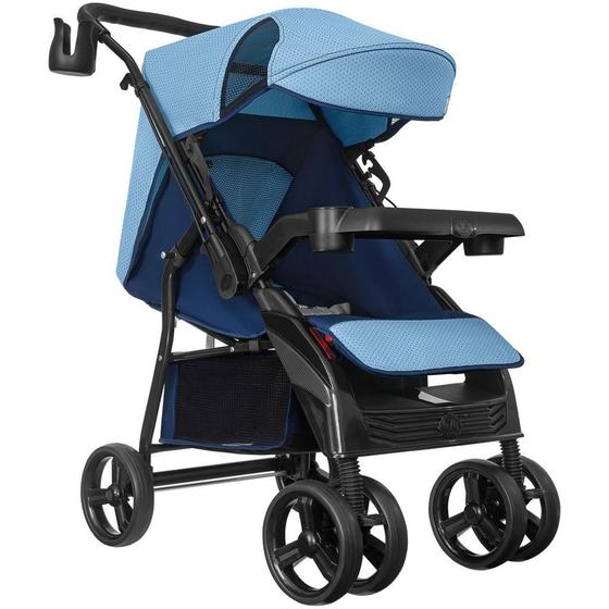 Imagem de Carrinho de Bebe Passeio Reversivel Tutti Baby Nivo Azul