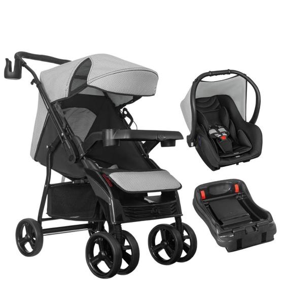 Imagem de Carrinho De Bebê Preto Nivo Travel System Base-Tutti Baby