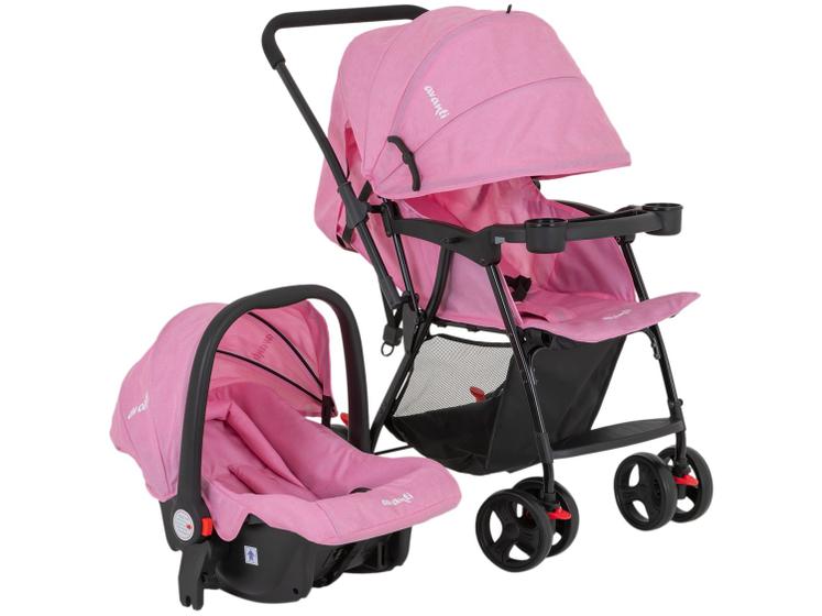 Imagem de Carrinho de Bebê Reversível com Bebê Conforto Avanti Travel System Owen 6 Rodas 15kg